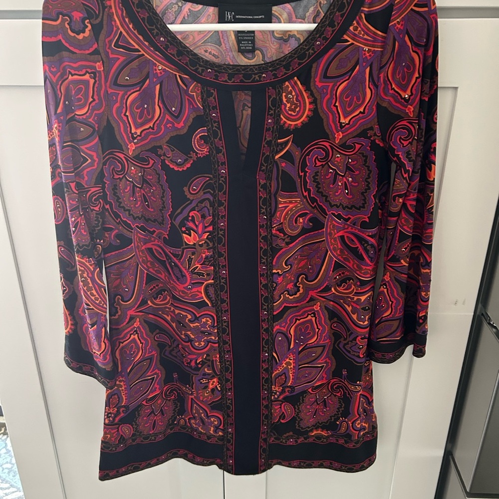 Women's Paisley Top - Multicolor